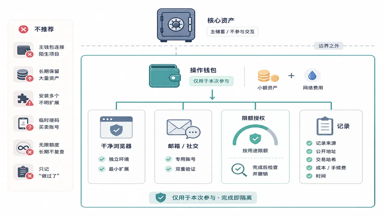 参与时怎样隔离账户和权限的流程与风险要点示意