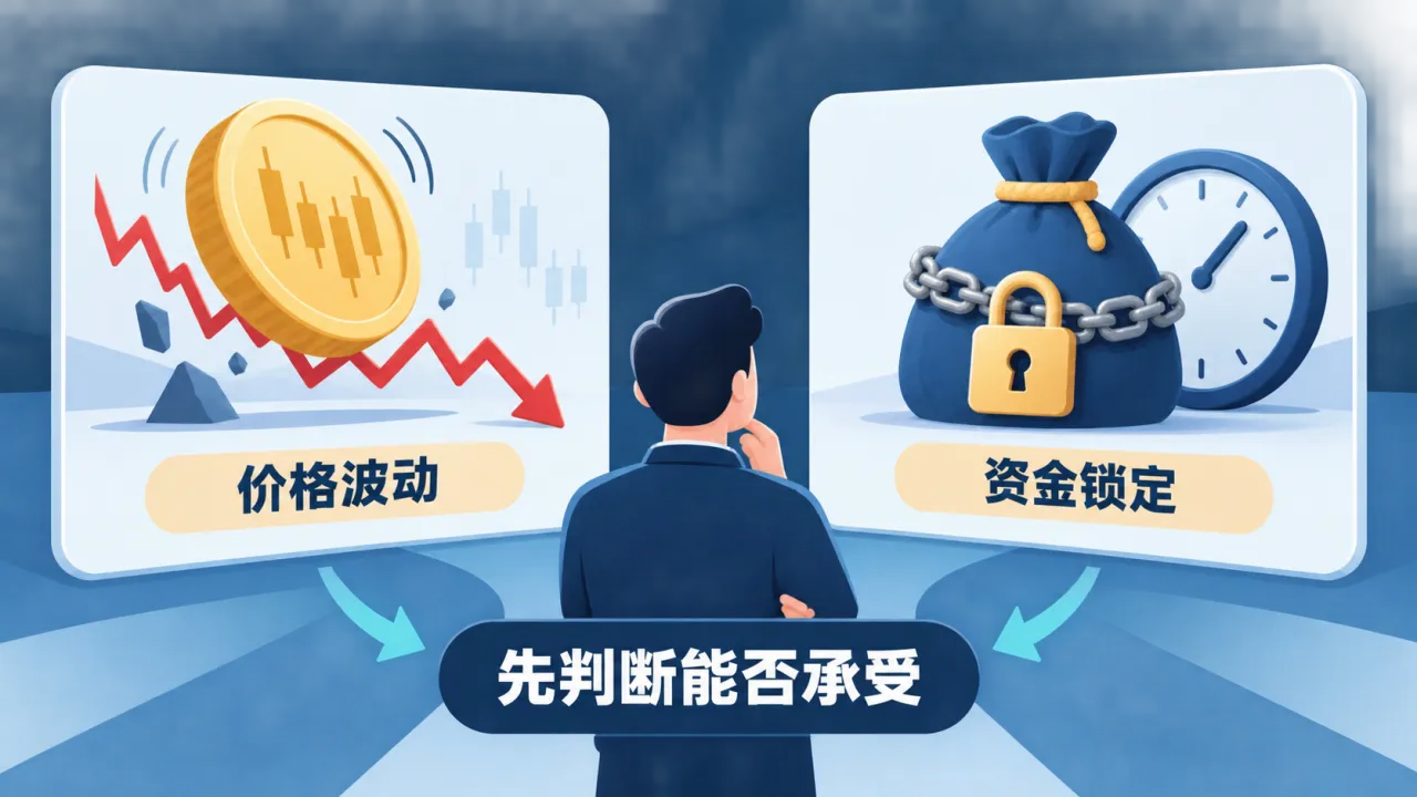 价格波动与资金锁定两类风险，先判断能否承受