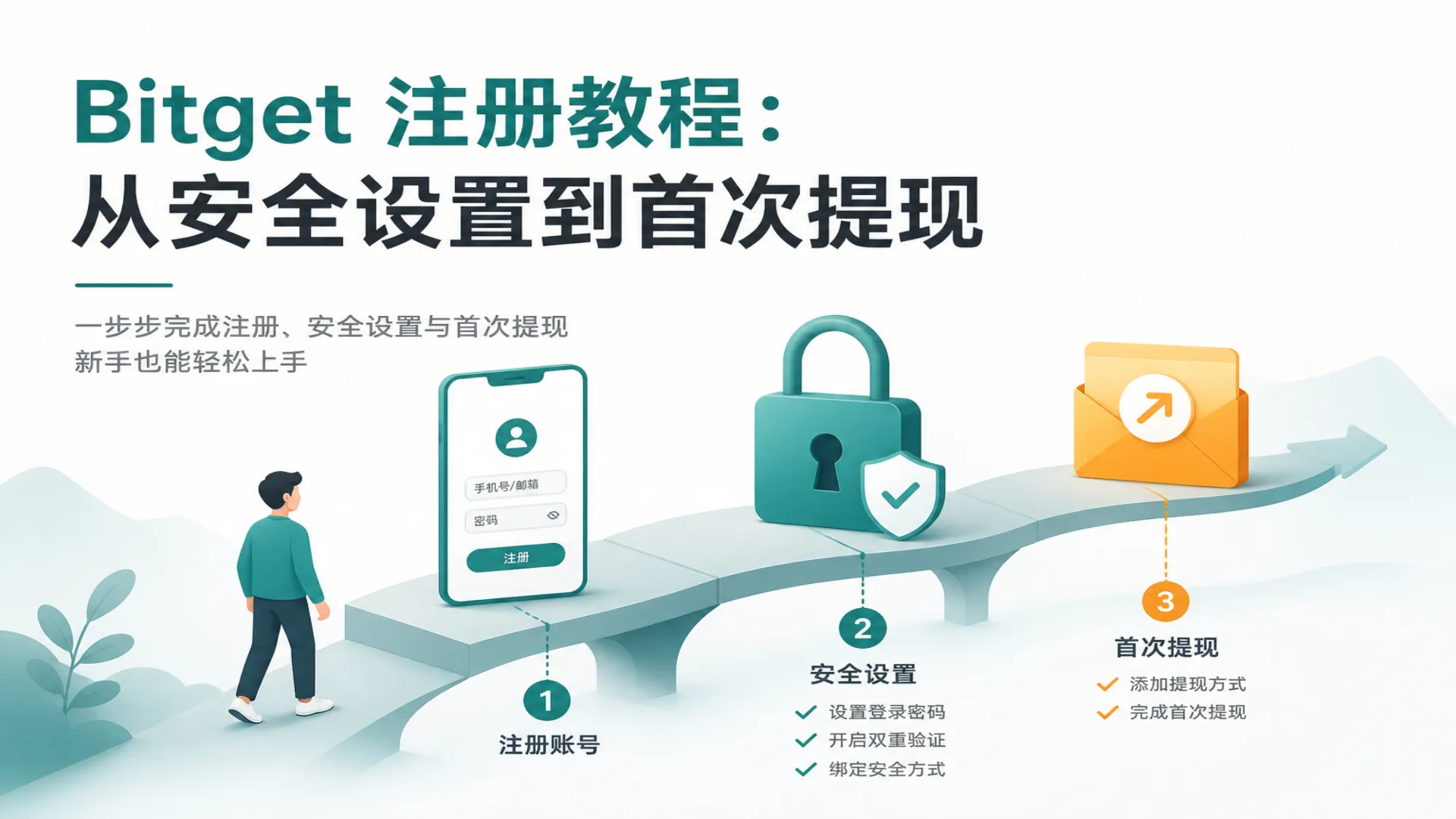 Bitget 注册、安全设置、充值、现货和提现验收流程