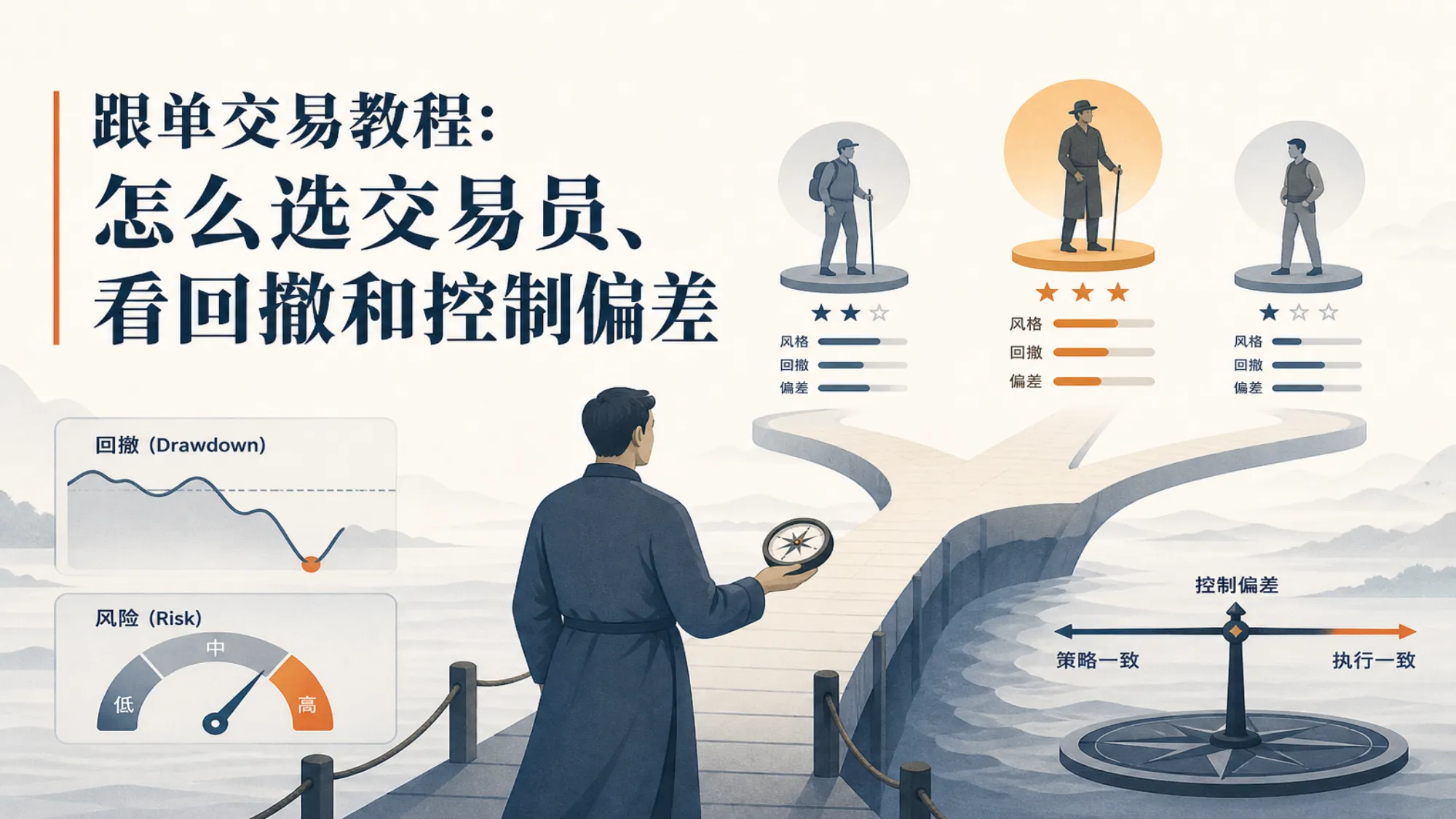 跟单交易的交易员筛选、回撤和复制偏差检查