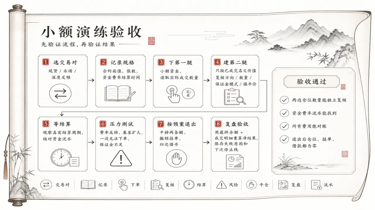 小额演练应该怎样验收的流程与风险要点示意