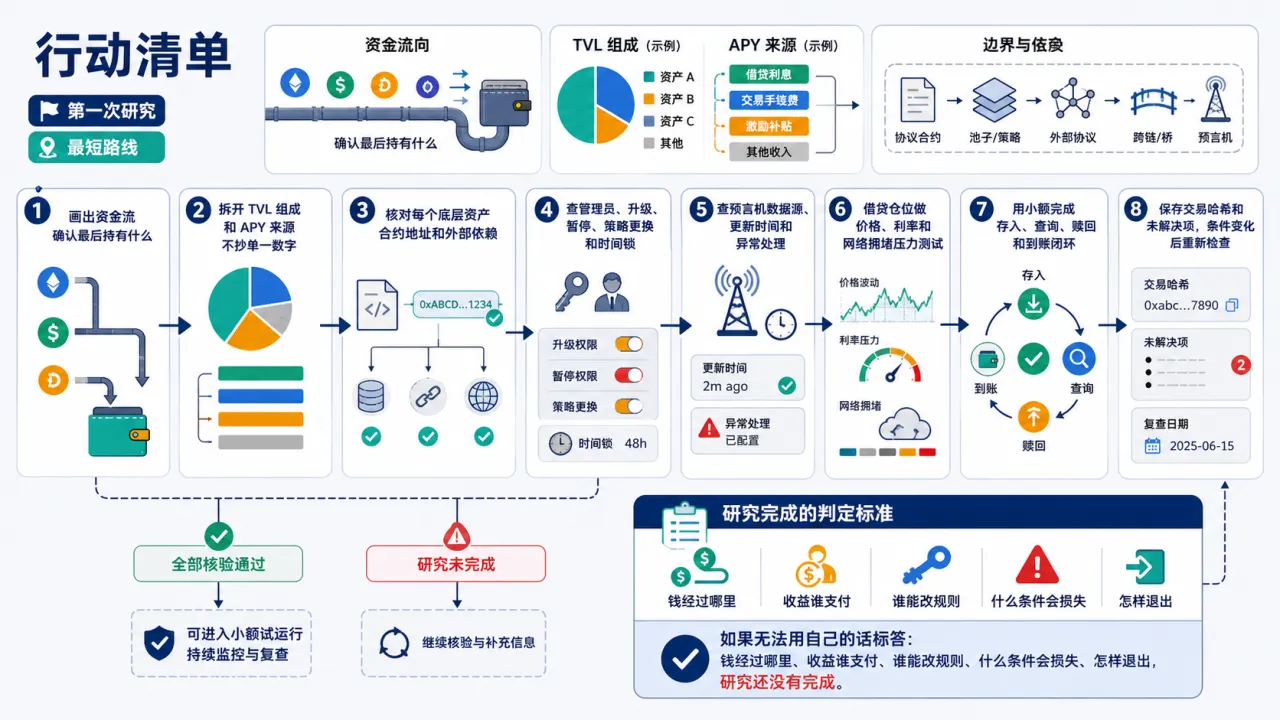 行动清单的流程与风险要点示意