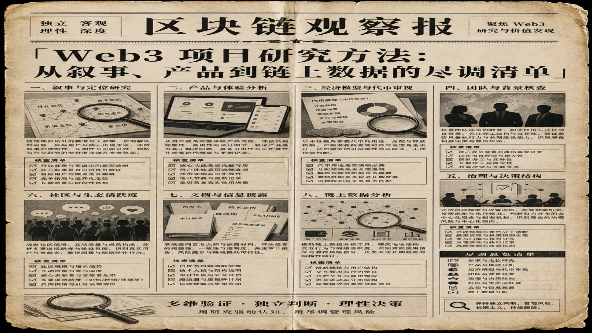 Web3 项目七层研究清单